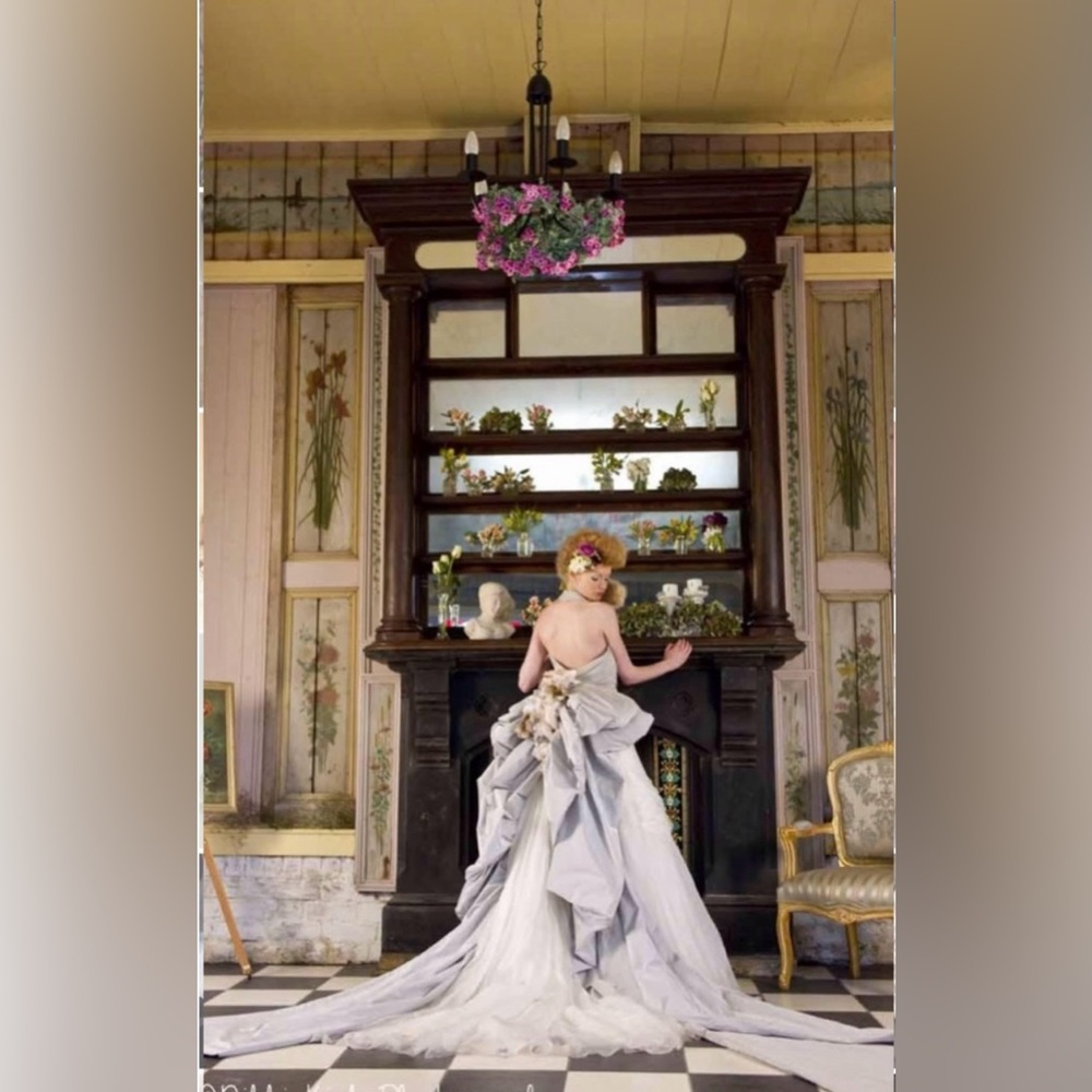 Ian Stuart Bluebird Azure Wedding Gown from the Killer Queen Collection - Picture 8 of 12
